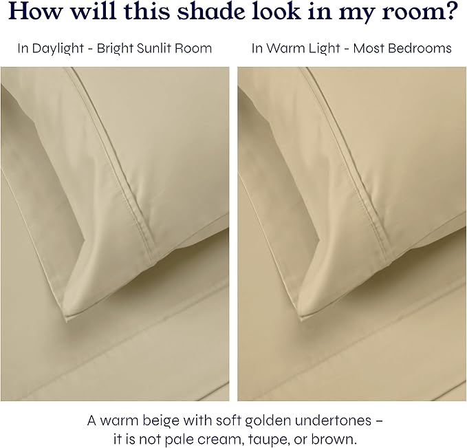 California Design Den Deep Pocket King Fitted Sheet Only, Soft 400 Thread Count - Image 5
