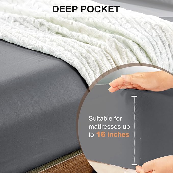 FreshCulture Queen Fitted Sheet - Image 4