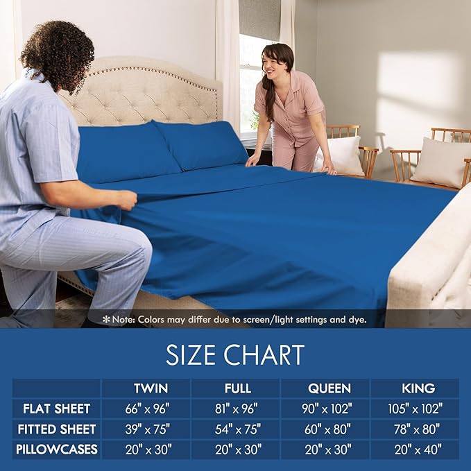 ClevaHome King Size Sheet Set - Image 7