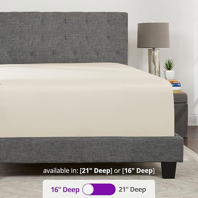 Kids Twin XL Fitted Sheet – REAL Extra Deep Pocket Twin XL Fitted Sheet Only – - Image 3