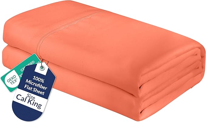 Royale Linens California King Flat Sheet by ROYALELINENS