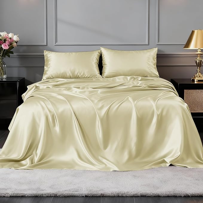 FreshCulture Satin Sheets King Size - Image 2