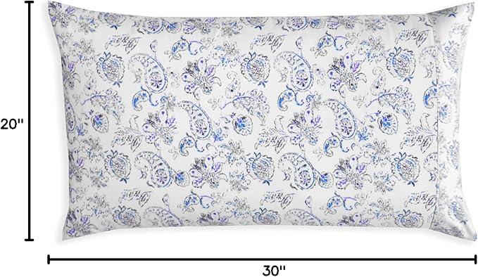 Elegant Comfort Paisley Pattern Pillowcase, 1500 Premium Hotel Quality - Image 3