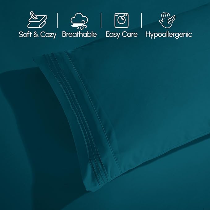 Elegant Comfort Luxurious 1500 Premium Hotel Quality Microfiber Three Line - Image 5