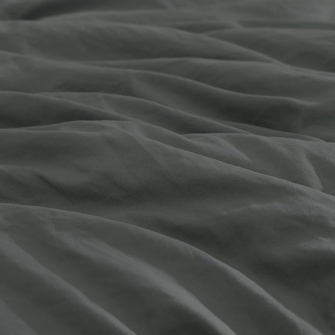 WRENSONGE King Size Comforter Set- 7 Pieces Soft Grey Bed in a Bag - Image 4