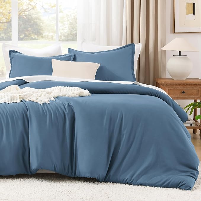 Litanika Twin XL Comforter Set Ocean Blue, 2 Pieces Extra Long Dorm Bedding Sets - Image 2