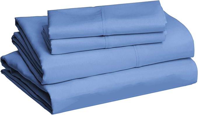 Amazon Basics Lightweight Breathable, Wrinkle Resistant Microfiber 4-Piece Bed - Image 2