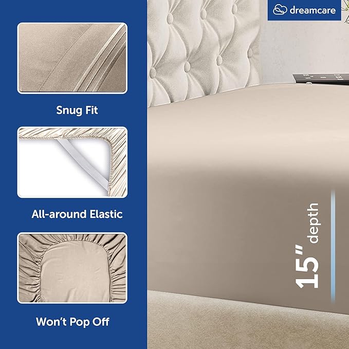 DREAMCARE King Size Sheets Set - Image 6