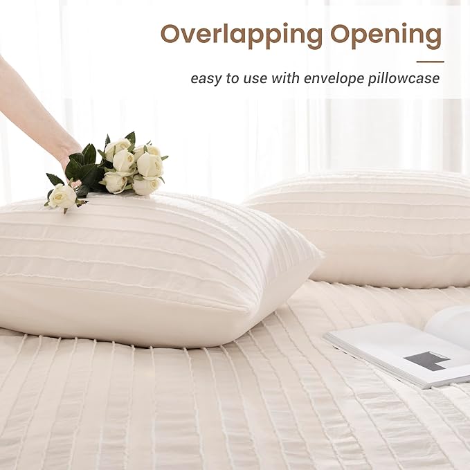 NEXHOME PRO Twin Duvet Cover, Soft and Lightweight 100% Washed Microfiber - Image 5