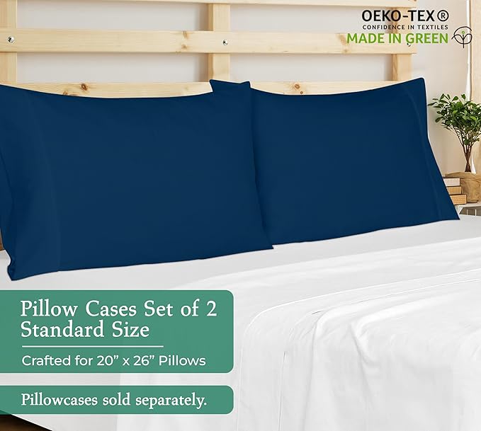 Royale Linens Standard Pillowcase Set of 2 - Image 2