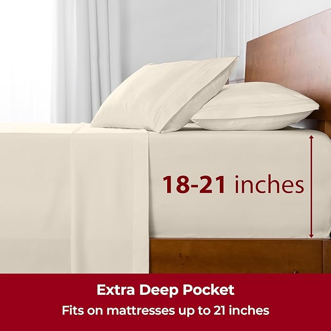 Mellanni Extra Deep Queen Sheets - Image 6