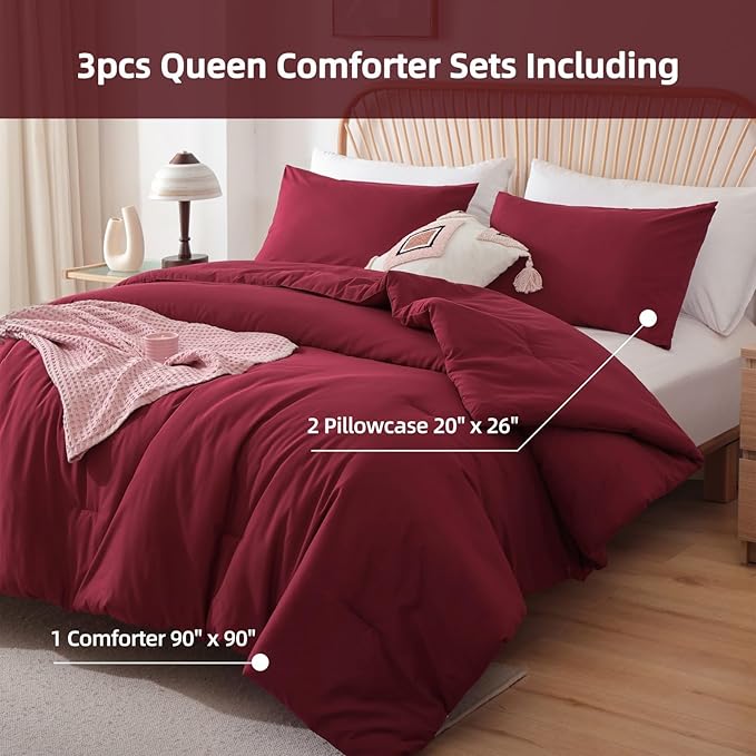 ROSGONIA Oversized King Comforter 120x120 - Image 3