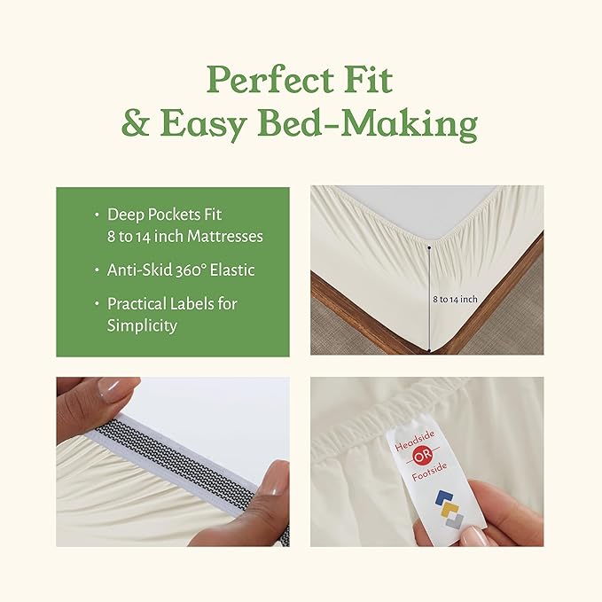 California Design Den Twin Bed Sheets Set - Image 6