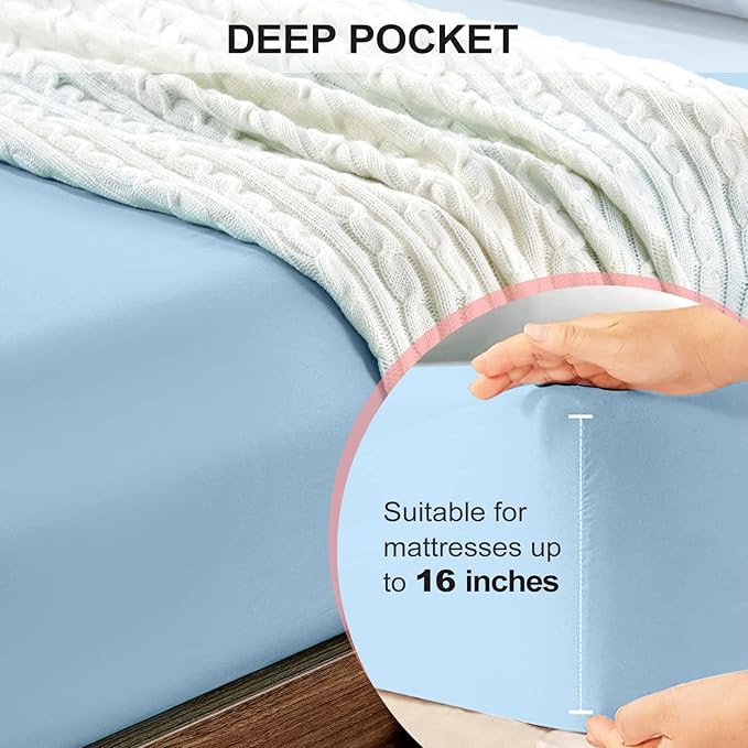 FreshCulture Twin Fitted Sheet Only 2 Pack - Image 4