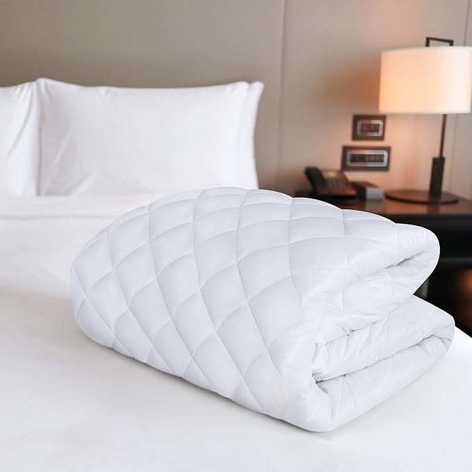 Utopia Bedding 2 Pack Quilted Fitted Mattress Pad, Queen Size, Elastic Fitted - Image 5