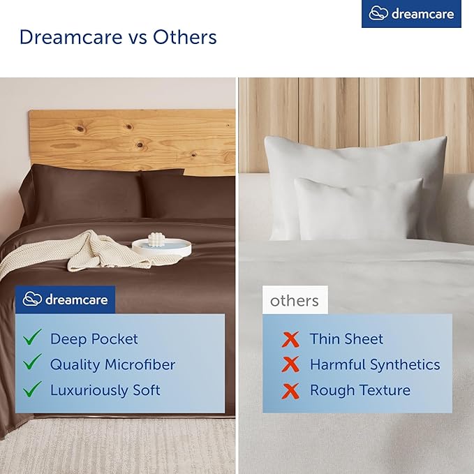 DREAMCARE King Size Sheets Set - Image 7