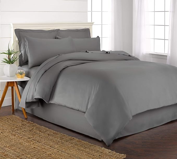 Twin Duvet Cover by Pure Bamboo, 2 Piece Set, Genuine 100% Organic Viscose by PureBamboo