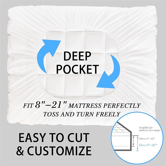 CYMULA Full Size Mattress Topper - Image 6