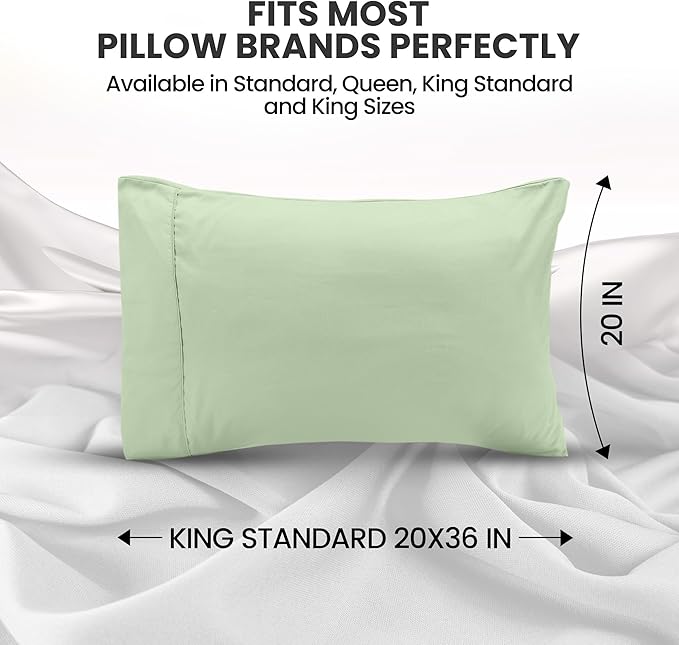 Utopia Bedding Pillow Cases Standard Size 2-Pack – Soft Brushed Microfiber – - Image 2