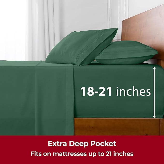 Mellanni Extra Deep Twin Sheets - Image 6