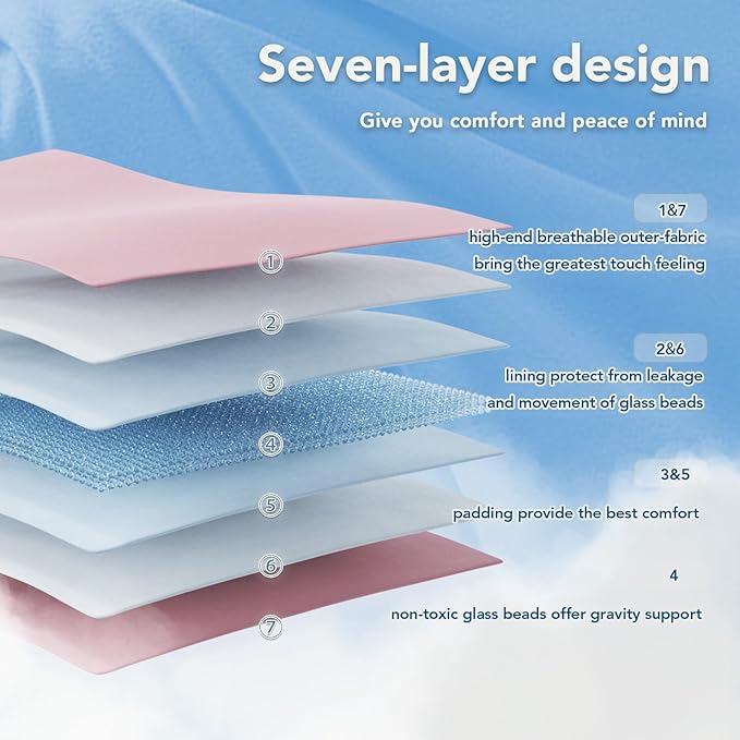 Topcee Weighted Blanket for Adults Queen Size Soft Cooling Heavy Blanket - Image 6