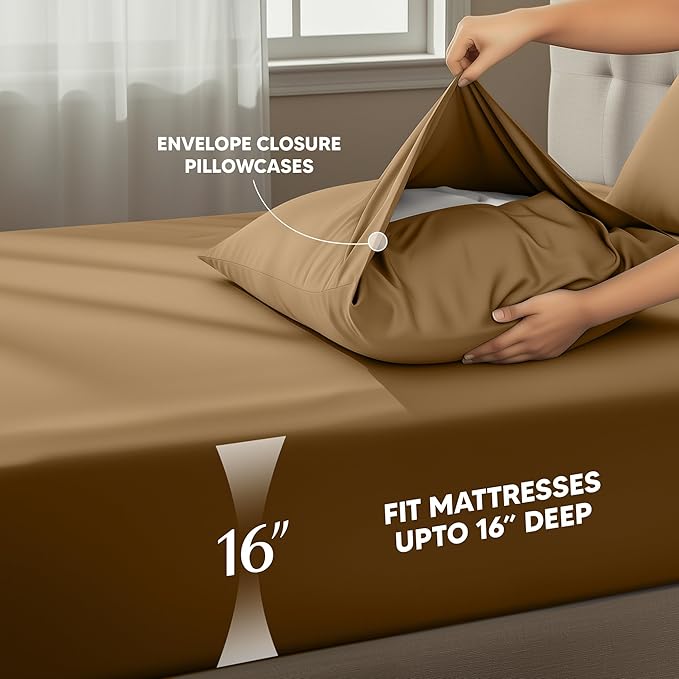 Utopia Bedding Twin Sheet Set – 3 Piece Bed Sheets - Image 4