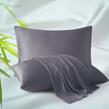 4-Pack Bamboo Viscose Zippered Pillow Cases King Size, 400 Thread Count Cooling by ZaizaiHome