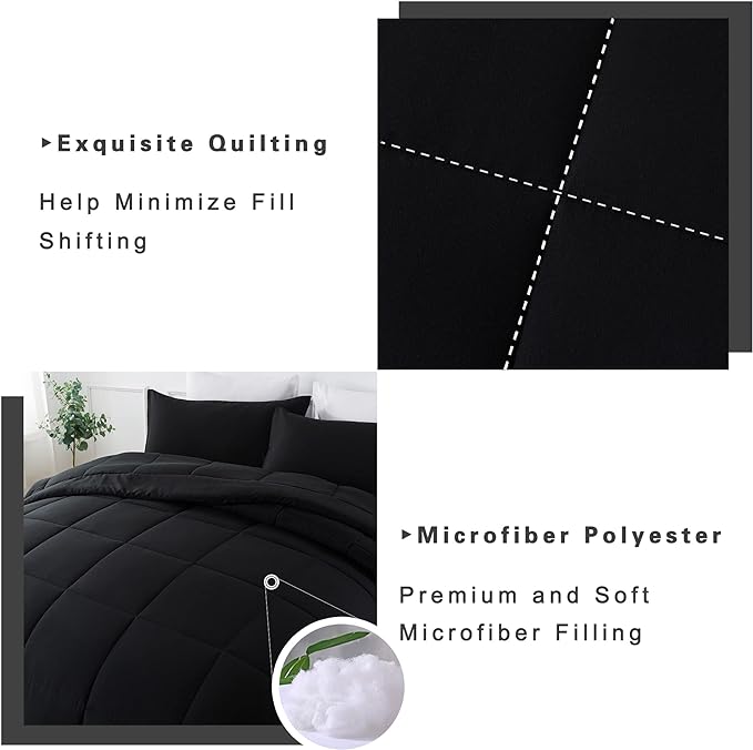 DOWNCOOL Twin Comforter Set -All Season Bedding Comforters Sets - Image 4