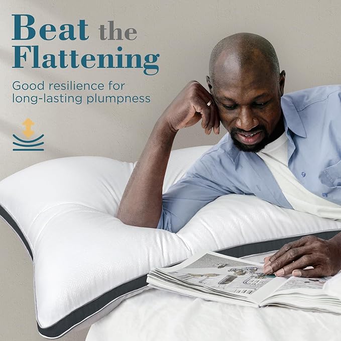 viewstar Bed Pillows King Sizes Set of 2, Hotel Quality Cooling Down - Image 4