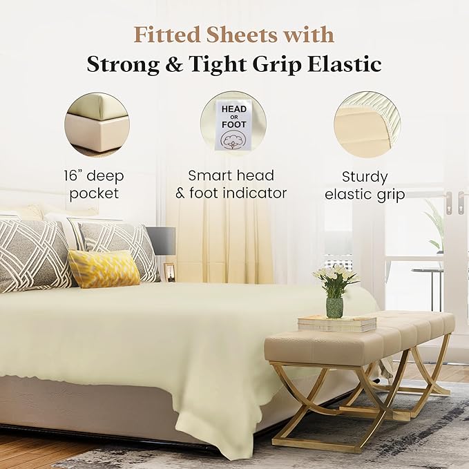 Good Sleep Bedding XL Twin Fitted Sheet - Image 3