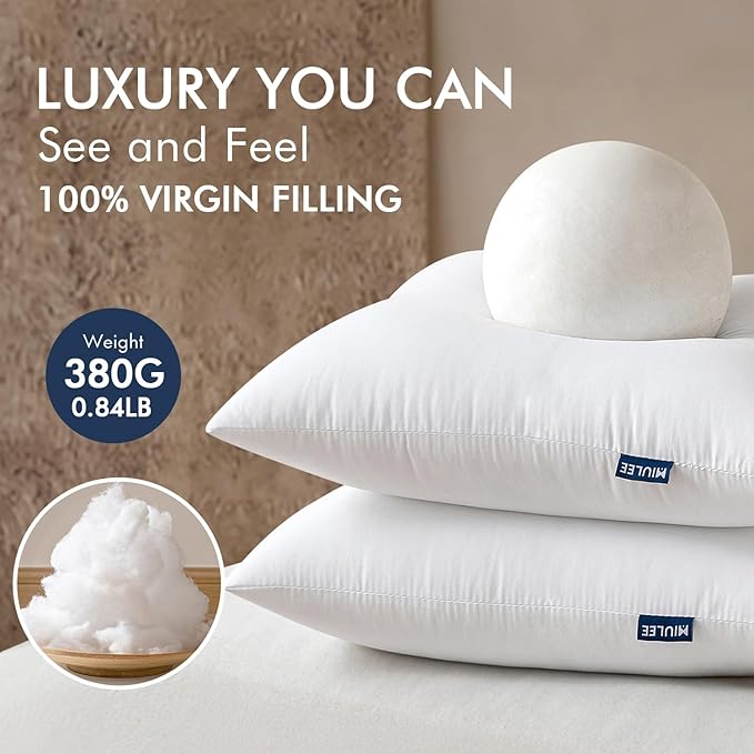 MIULEE Throw Pillows Inserts - Image 5