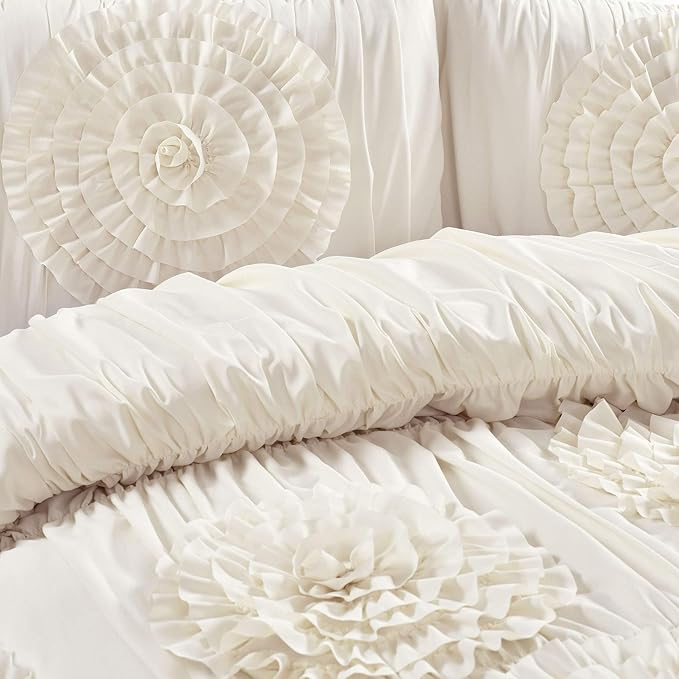 Lush Decor 3 Piece Serena Comforter Set - Image 5