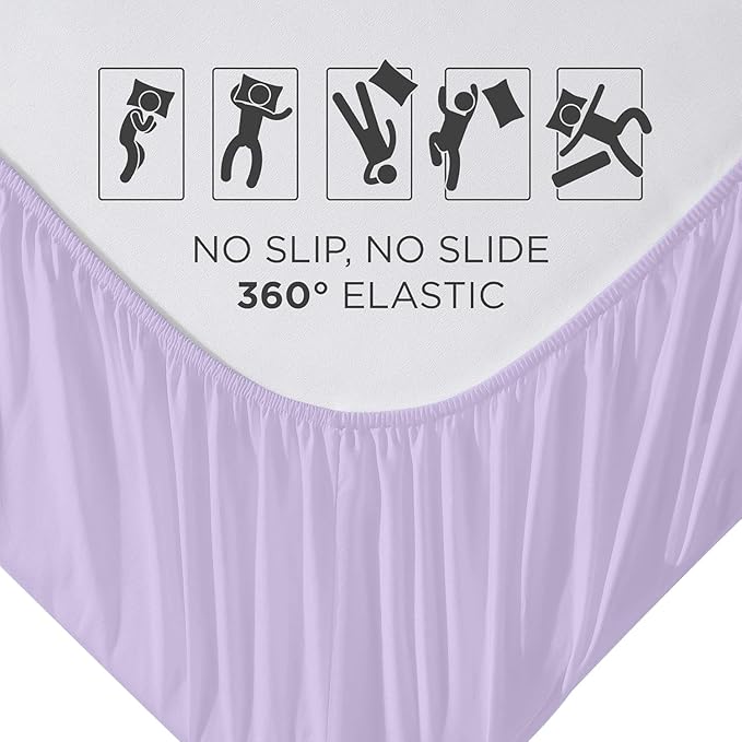 Royale Linens Fitted Sheet Twin XL - Image 5