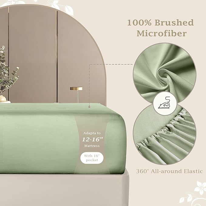 FreshCulture Queen Fitted Sheet Only – Premium Hotel-Quality Fitted Sheet - Image 3