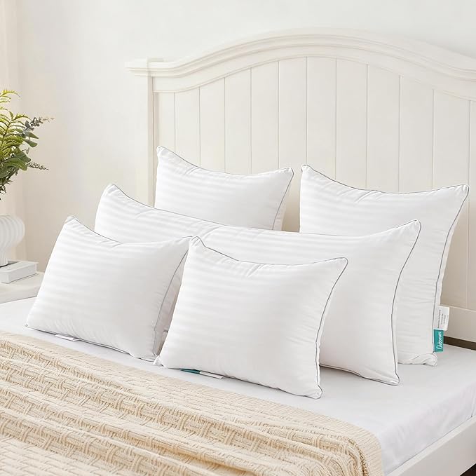 Oubonun 12 x 16 Throw Pillow Inserts, Firm and Fluffy Decorative Pillows - Image 4