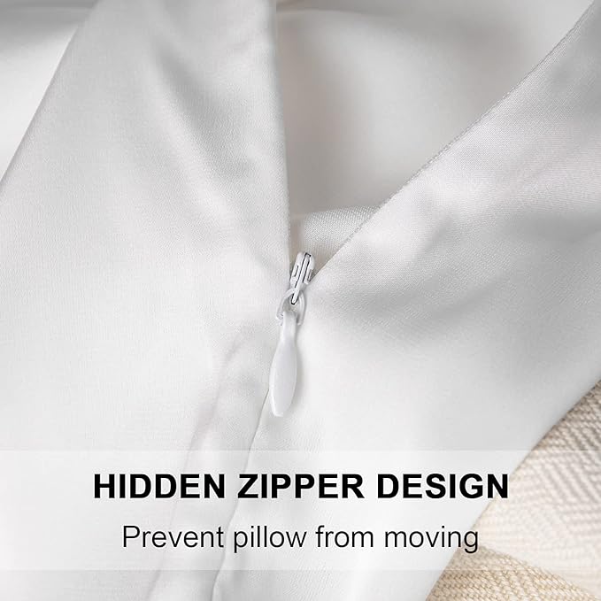 Mulberry Silk Pillowcase for Hair and Skin, Standard Size Cooling Silk Pillow - Image 2