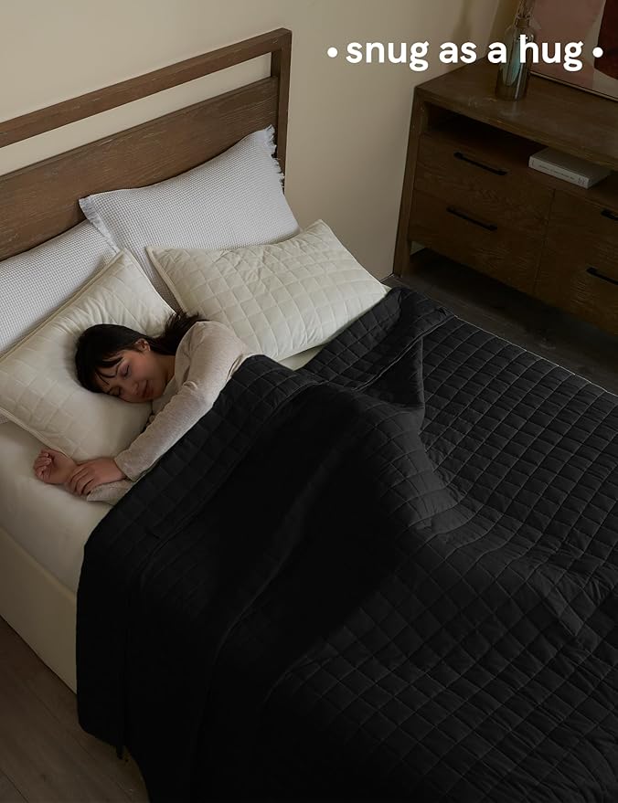 YnM 25lbs Weighted Blanket for Adults, Cotton Heavy Bed Throw Blanket - Image 3