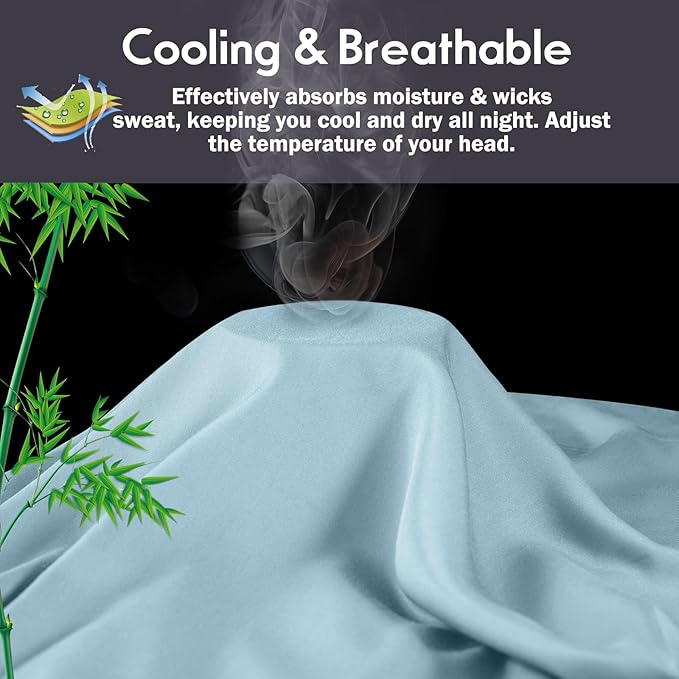 Body Pillowcase with Zipper Cooling Viscose from Bamboo Zippered Pillowcases - Image 5