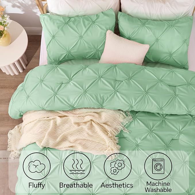BEDELITE Sage Green Twin Comforter Set - Image 5