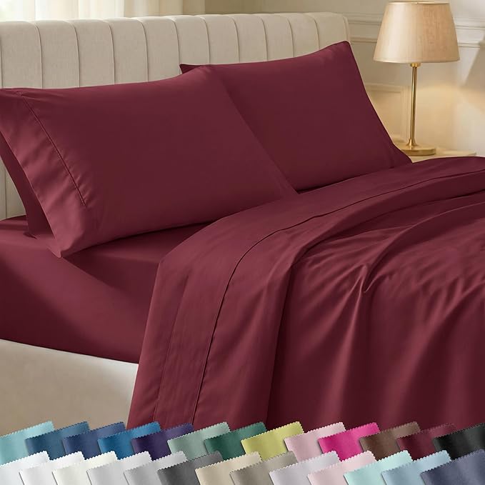 California Design Den Soft 100% Cotton Full Size Bed Sheets Set, 400 Thread by CaliforniaDesignDen