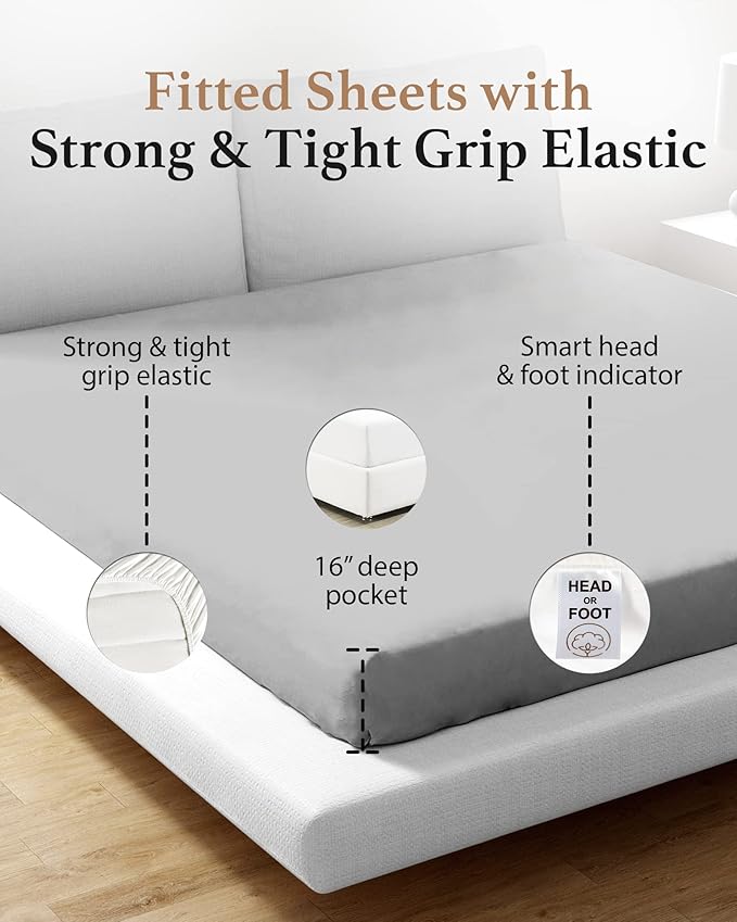 Good Sleep Bedding Queen Fitted Sheet - Image 4