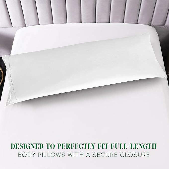 Elegant Comfort Luxury Ultra-Soft 1-Piece Body Pillowcase - Image 3