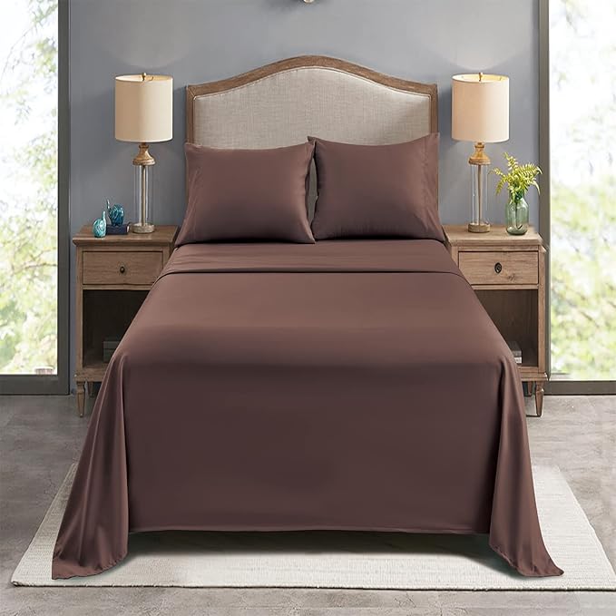 FreshCulture Queen Flat Sheets Only, Soft Microfiber Bedding Sheets - Image 7