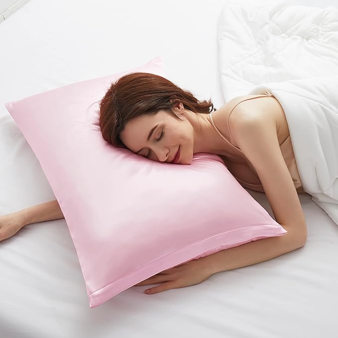 Satin Pillowcases with Zipper （20x26）, Standard Size Pillowcases Set of 2 - Image 6