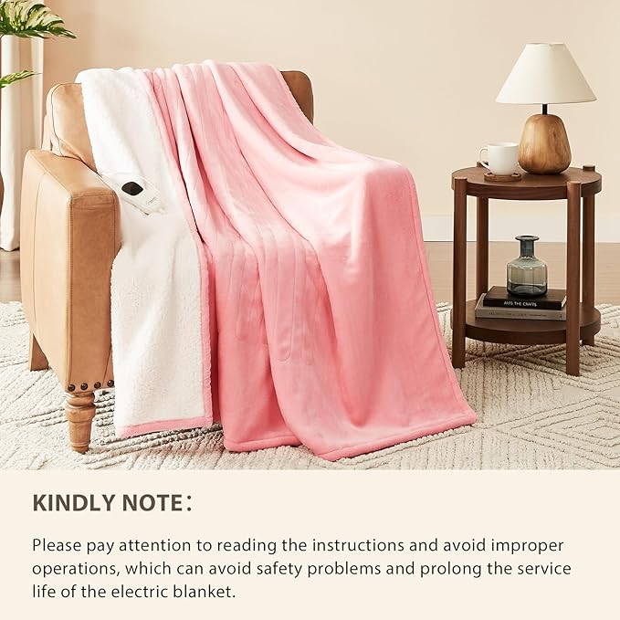 Homemate Electric Heated Blanket Full - Image 6