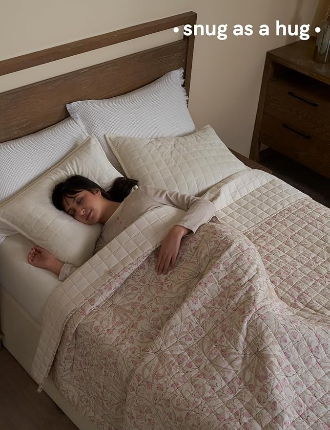 YnM 15lbs Weighted Blanket for Adults, Linen Heavy Bed Throw Blanket - Image 3