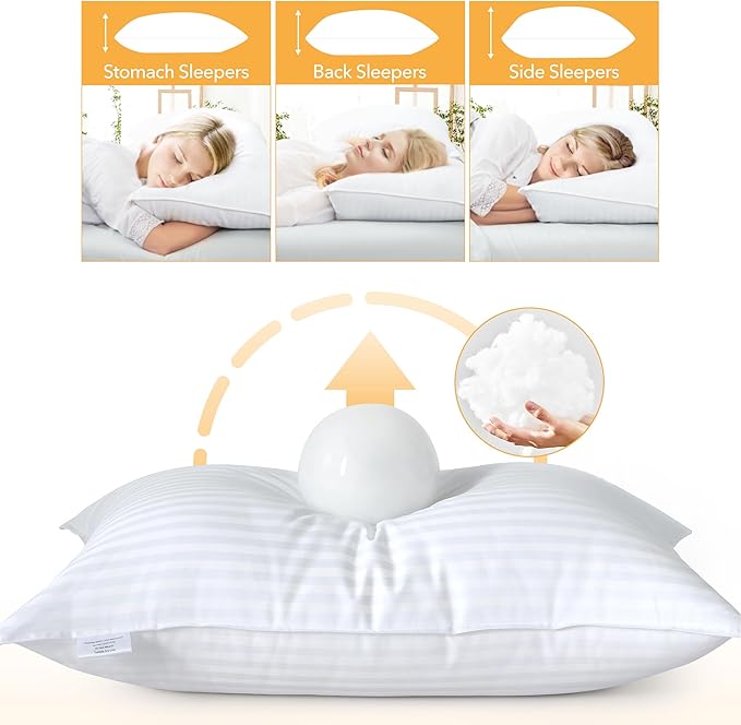 Oubonun Standard Size Pillows Set of 2 - Image 3