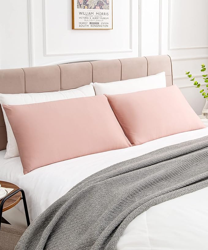 Warmstar Cotton Pillow Cases Queen Size Set of 2, 600 Thread Count Pillowcases - Image 2