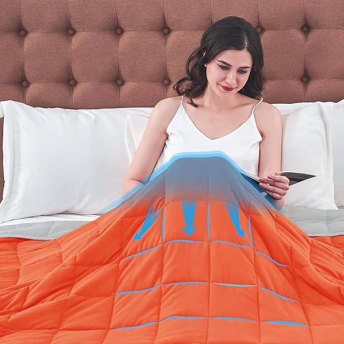 yescool Weighted Blanket for Adults Cooling Heavy Blanket for Sleeping Perfect - Image 5