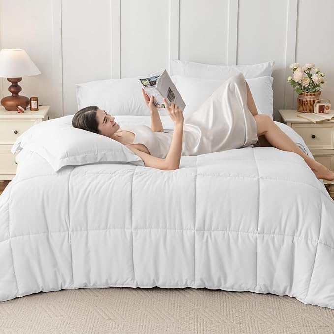 JOLLYVOGUE King Comforter Set, Ultra-Soft Bed in a Bag King Size 7 Pieces - Image 6